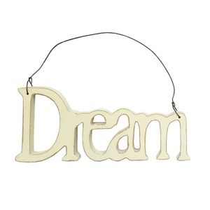 🎁 Dream Script Wood Ornament